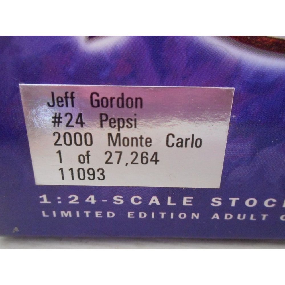 Jeff Gordon #24 Pepsi Dupont 2001 Monte Carlo die cast 1:24 - Picture 2 of 11